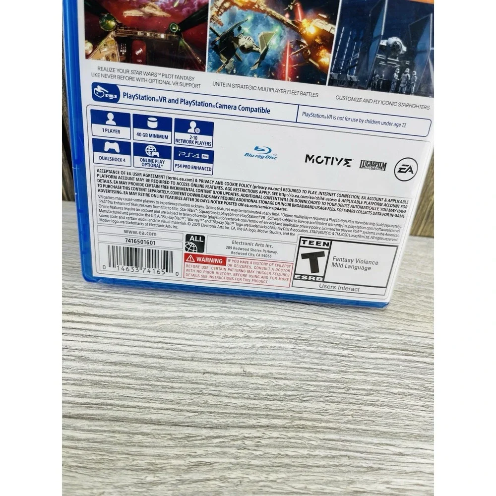 PS4 Playstation 4 Star Wars Squadrons VR Brand New and Sealed